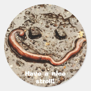 Sticker Wormy Smile