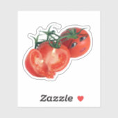Sticker Worried Cherry Tomato (Feuille)