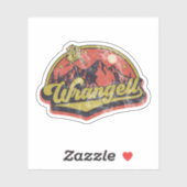 Sticker Wrangell, Alaska (Feuille)