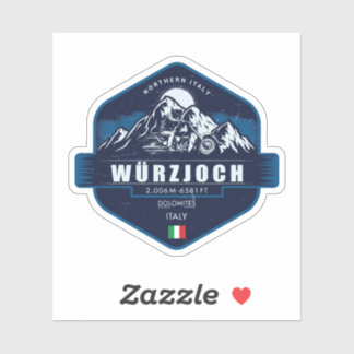 Sticker Würzjoch – Hidden Gem of the Dolomites , italy