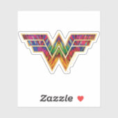 Sticker WW84 | Logo de Wonder Woman Kaleidoscope (Feuille)