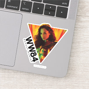 Sticker WW84   Rouge-Orange Wonder Woman Kaleidoscope