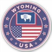 Sticker Wyoming (Devant)