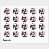 Sticker x20 Samuel Champlain Hipster bril (Vel)