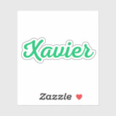 Sticker Xavier (Feuille)