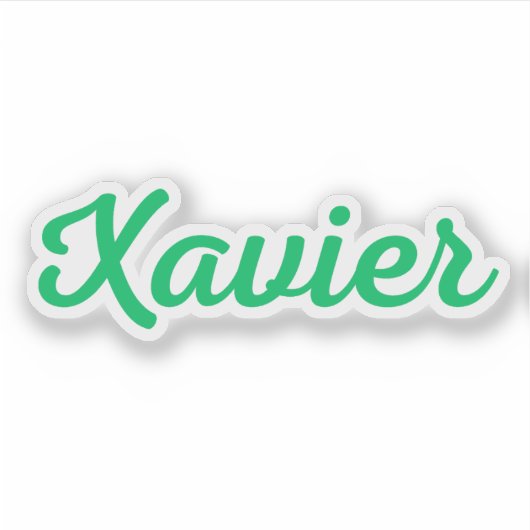 Sticker Xavier (Devant)
