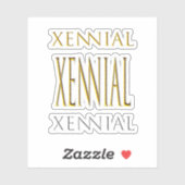 Sticker Xennal (millénaire) (Feuille)