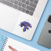 Sticker Xenomorphe (Ordinateur portable avec iPhone)