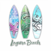 Sticker XL Laguna Beach Surfboards (Devant)