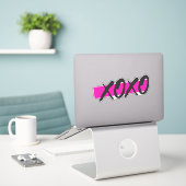 STICKER XOXO (Ordinateur portable sur le bureau)