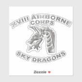 STICKER XVIII AIRBORNE CORPS (Feuille)