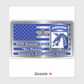 STICKER XVIII AIRBORNE CORPS (Feuille)