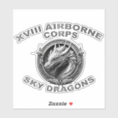 STICKER XVIII AIRBORNE CORPS (Feuille)