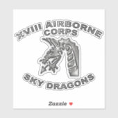 STICKER XVIII AIRBORNE CORPS (Feuille)