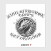 STICKER XVIII AIRBORNE CORPS (Feuille)