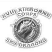 STICKER XVIII AIRBORNE CORPS (Devant)