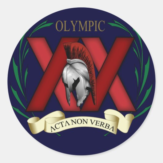 Sticker XX en bleu (Devant)