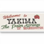 Sticker Yakima Washington (Devant)