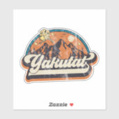 Sticker Yakutat, Alaska (Feuille)