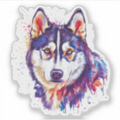 Sticker Yakutian Laika Dog (Devant)
