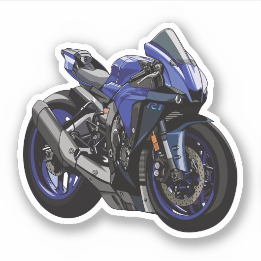 Sticker Yamaha R1 (Devant)