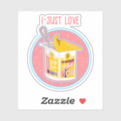 Sticker Yaourt de Passionfruit (Feuille)