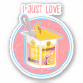 Sticker Yaourt de Passionfruit (Devant)
