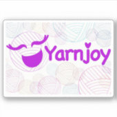 Sticker Yarnjoy Vinyl Stitcker (Devant)