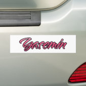 Sticker Yasemin rose pâle Aufkleber (En voiture)