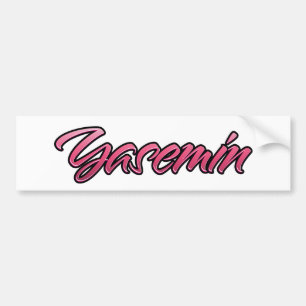 Sticker Yasemin rose pâle Aufkleber