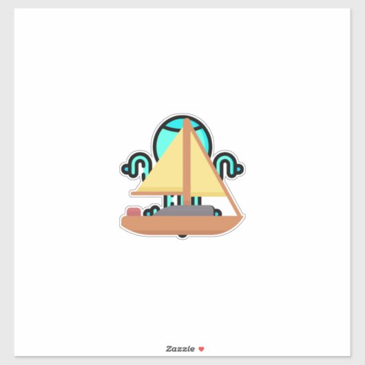 Sticker Yatch (Feuille)