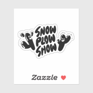 Sticker Yati M's Snow Plow Show Design #1