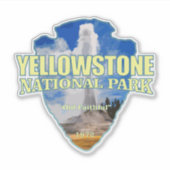 Sticker Yellowstone (flèche) (Devant)