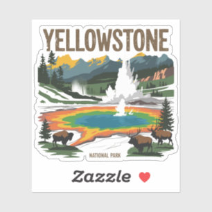Sticker Yellowstone National Park