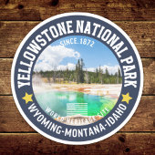 Sticker Yellowstone National Park Landscape
