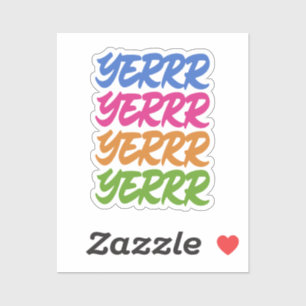 STICKER YERRR
