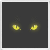 Sticker Yeux de chat brillants dans l'obscurité - Hallowee (Devant)