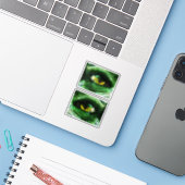 Sticker * Yeux d'un ? ? ? (Ordinateur portable avec iPhone)