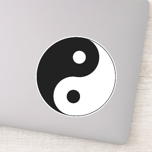 Sticker Yin Yang (Détail)