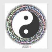 Sticker Yin Yang (Feuille)