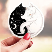 Sticker Yin Yang Cats