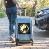 Sticker Yin Yang or sur noir (Valise Insitu)