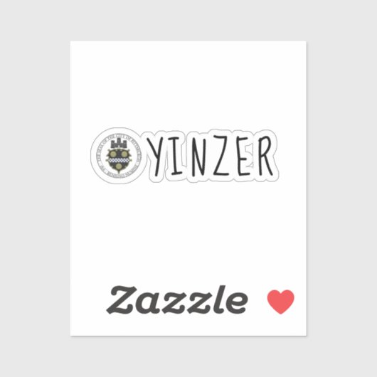 Sticker Yinzer (Feuille)