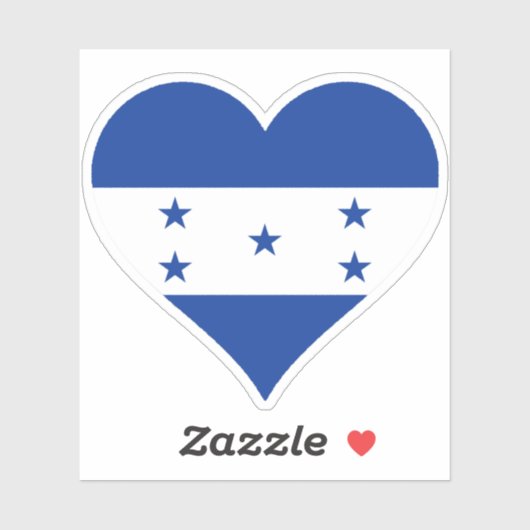 Sticker Yo Amo Honduras (Feuille)