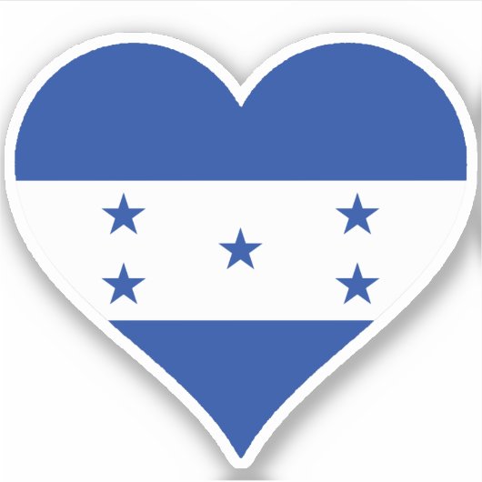 Sticker Yo Amo Honduras (Devant)