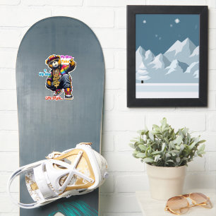 Sticker "Yo Bro !" HipHop Lifestyle - Bear Rap