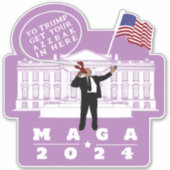 STICKER YO TRUMP SERVICE SECRETS (Devant)