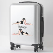 Sticker Yoga Poses Thunder_Cove (Sur valise)