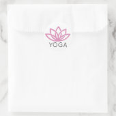 Sticker Yoga Simple Lotus (Sac)