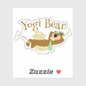 Sticker Yogi Bear Pique-nique Hammock Nap Time (Feuille)